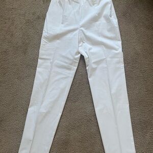 Elegant Women's White Straight Leg Pants